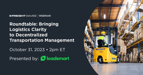 Freightwaves Webinar - Decentralize